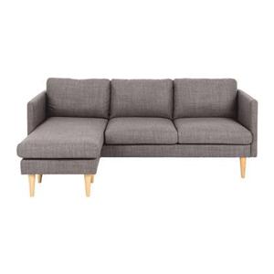 by fonQ basic Sofie Hoekbank met Omkeerbare Chaise Longue - Grijs