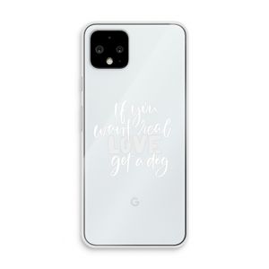Partner in crime: Pixel 4 Transparant Hoesje