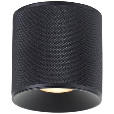 Brilliant OpbouwspotMarty zwart rond Ø 10cm - G80055/76