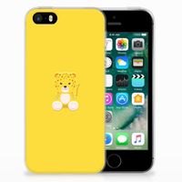 Apple iPhone SE | 5S Telefoonhoesje met Naam Baby Leopard - thumbnail