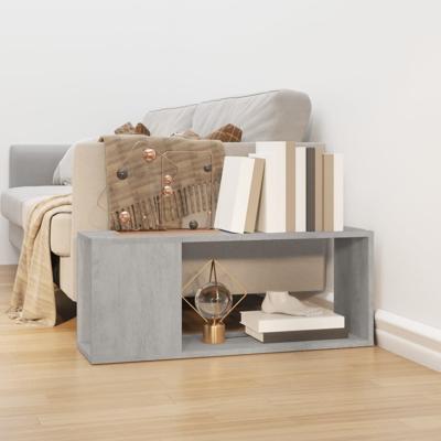 Tv-meubel 80x24x32 cm bewerkt hout betongrijs