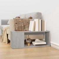Tv-meubel 80x24x32 cm bewerkt hout betongrijs