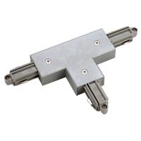 SLV 1-faseT-Connector 2 aarde rechts grijs - 143082