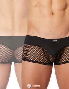 * LOOK ME Heren boxer met mesh deel