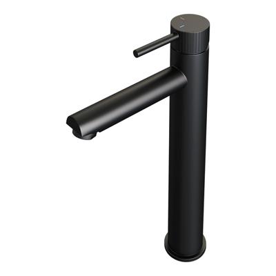 BRAUER Stripe Verhoogde Opbouw Wastafelmengkraan - model A - mat zwart 5-S-002-HD7