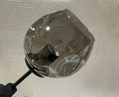 Hanglamp Graham 8L Bronze Frame - 3 glas keuzes - ledlampen inclusief