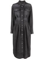 MARANT ÉTOILE button-up jeans maxi dress - Gris - thumbnail