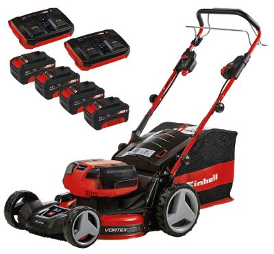 Einhell GP-CM 36/47 S HW Li Kit 4.0 Ah - Accu Grasmaaier | 2x18V=36V | 47 cm | 4 x 4.0 Ah accu + 2 x duolader - 3413200 3413200