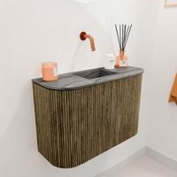 Toiletmeubel Mondiaz Joya Dlux | 63.2 cm | Meubelkleur Dusk | Faye wastafel Sombra Wasbak Midden | Zonder kraangat(en) Toiletmeubel Mondiaz Joya Dlux | 63.2 cm | Meubelkleur Dusk | Faye wastafel Sombra Wasbak Midden | Zonder kraangat(en)