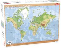 Tactic Puzzel World Map puzzel 1000 stukjes