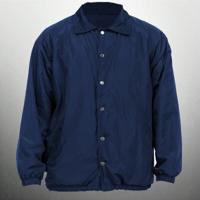 Mens Camo Lilac Fleece Lined Wind-Proof Snap Button Coach Jacket Navy Blue / S