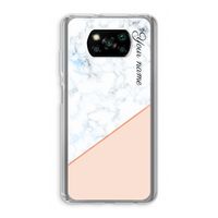 Marmer in stijl: Xiaomi Poco X3 Pro Transparant Hoesje
