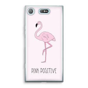 Pink positive: Sony Xperia XZ1 Compact Transparant Hoesje