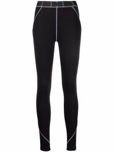 MCQ legging à coutures contrastantes - Noir