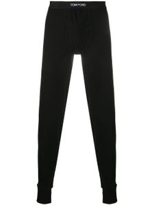 TOM FORD legging à taille à logo - Noir