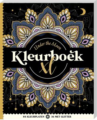 Kleurboek XL - Under the Moon (Paperback)