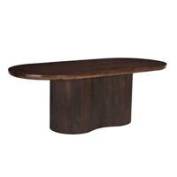 Livingfurn - Eetkamertafel Sevilla Brown 250cm - Mangohout