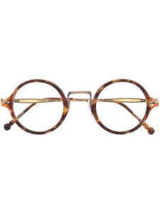 Matsuda lunettes de vue à monture ronde - Marron