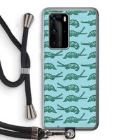 Kroko: Huawei P40 Pro Transparant Hoesje met koord