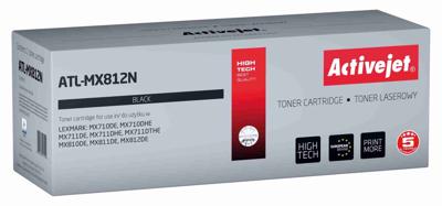 Activejet ATL-MX812N Tonercartridge voor Lexmark printers; Vervanging Lexmark 62D2000; Supreme; 6000 pagina's; zwart