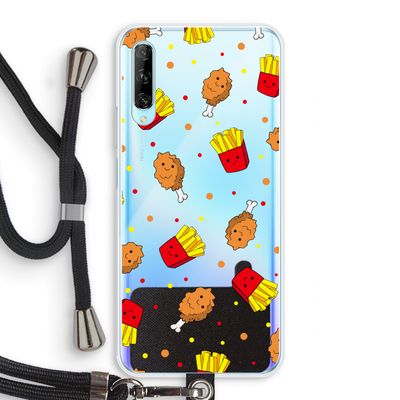 Chicken 'n Fries: Huawei P Smart Pro Transparant Hoesje met koord