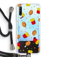 Chicken 'n Fries: Huawei P Smart Pro Transparant Hoesje met koord