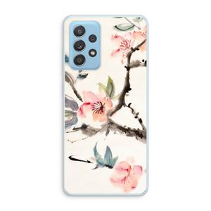 Japanse bloemen: Samsung Galaxy A73 Transparant Hoesje
