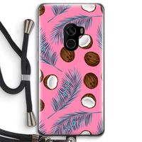 Kokosnoot roze: Xiaomi Mi Mix 2 Transparant Hoesje met koord