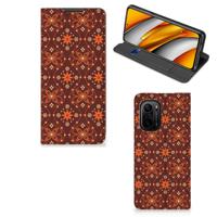 Xiaomi Mi 11i | Poco F3 | Hoesje met Magneet | Batik Brown