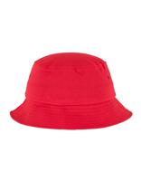 Flexfit FX5003 Flexfit Cotton Twill Bucket Hat - Red - One Size