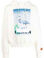 Heron Preston hoodie à imprimé Censored Heron - Blanc - thumbnail