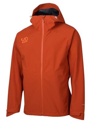 Ternua Valdur Regenjas Heren Deep Ginger/Burn Orange M