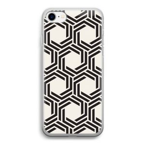 Geometrisch patroon: iPhone SE 2020 Transparant Hoesje