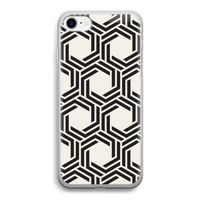 Geometrisch patroon: iPhone SE 2020 Transparant Hoesje