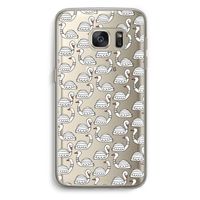 Zwanen: Samsung Galaxy S7 Transparant Hoesje