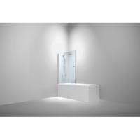 Van Rijn Products ST02 Badwand - 80x150cm - incl glasbehandeling - chroom ST02800