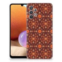 Samsung Galaxy A32 4G | A32 5G Enterprise Editie | TPU bumper | Batik Brown