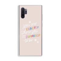 Right Place: Samsung Galaxy Note 10 Plus Transparant Hoesje