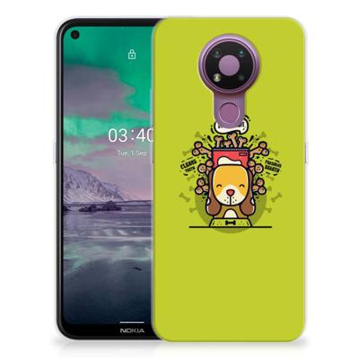 Nokia 3.4 Telefoonhoesje met Naam Doggy Biscuit Nokia 3.4 Telefoonhoesje met Naam Doggy Biscuit