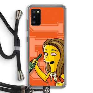 Jamie Lee Simpson: Samsung Galaxy A41 Transparant Hoesje met koord
