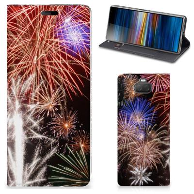 Sony Xperia 10 Hippe | Standcase | Vuurwerk