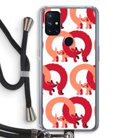 Dogs: OnePlus Nord N10 5G Transparant Hoesje met koord Dogs: OnePlus Nord N10 5G Transparant Hoesje met koord