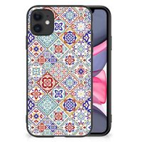 iPhone 11 Marmeren Print Telefoonhoesje Tiles Color - thumbnail