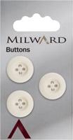 Milward Knoop Mat Wit 17mm (3 stuks)