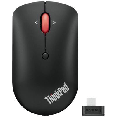 Lenovo ThinkPad Compact Muis Bluetooth Optisch Zwart 4 Toetsen 800 dpi, 1600 dpi, 2400 dpi