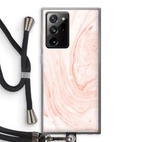 Peach bath: Samsung Galaxy Note 20 Ultra / Note 20 Ultra 5G Transparant Hoesje met koord