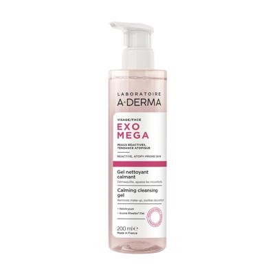 A-Derma Exomega Visage Gel Nettoyant Calmant 200 ml