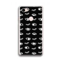 Eye pattern #3: Google Pixel 3 Transparant Hoesje Eye pattern #3: Google Pixel 3 Transparant Hoesje
