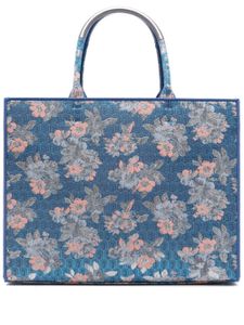 Furla sac cabas Opportunity à motif en jacquard - Bleu