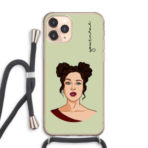 Pop-Art Creator: iPhone 11 Pro Max Transparant Hoesje met koord